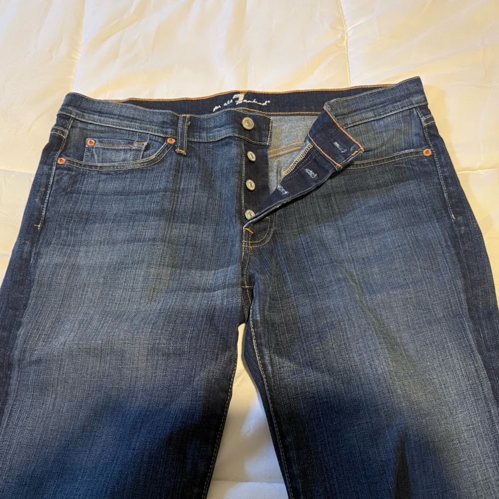 7 For All Mankind Mens Blue Jeans - sz 34